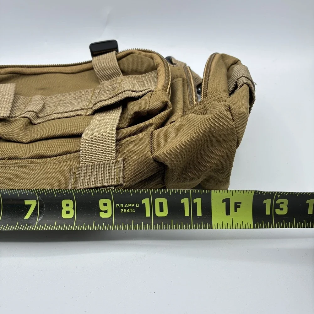 MOLLE Tactical Utility Pouch Gear Bag Tan Brown Paintball Airsoft Equipment